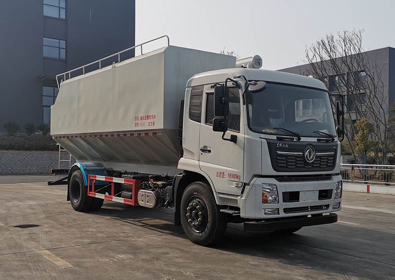 程力牌CL5180ZSL6QX型散裝飼料運(yùn)輸車(chē)